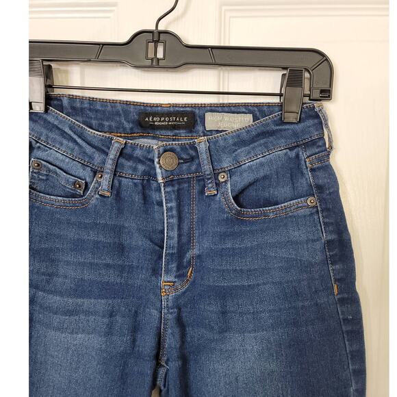 Aeropostale High Waisted Jegging Size 0 Short - Picture 4 of 6
